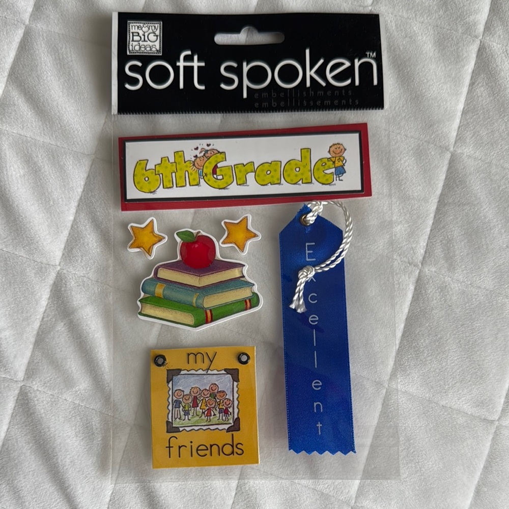 Soft Spoken School Embellishments